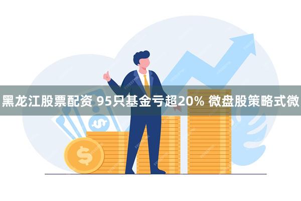 黑龙江股票配资 95只基金亏超20% 微盘股策略式微