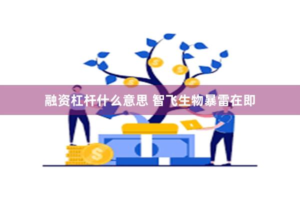 融资杠杆什么意思 智飞生物暴雷在即