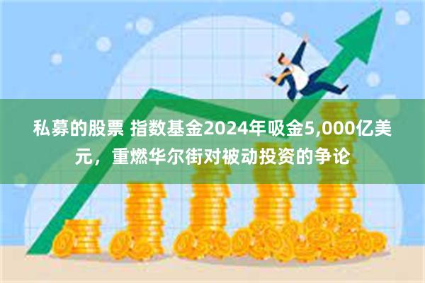 私募的股票 指数基金2024年吸金5,000亿美元，重燃华尔